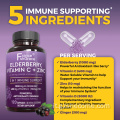 Zinco e vitamina C Sambucus Black Elderberry Capsules